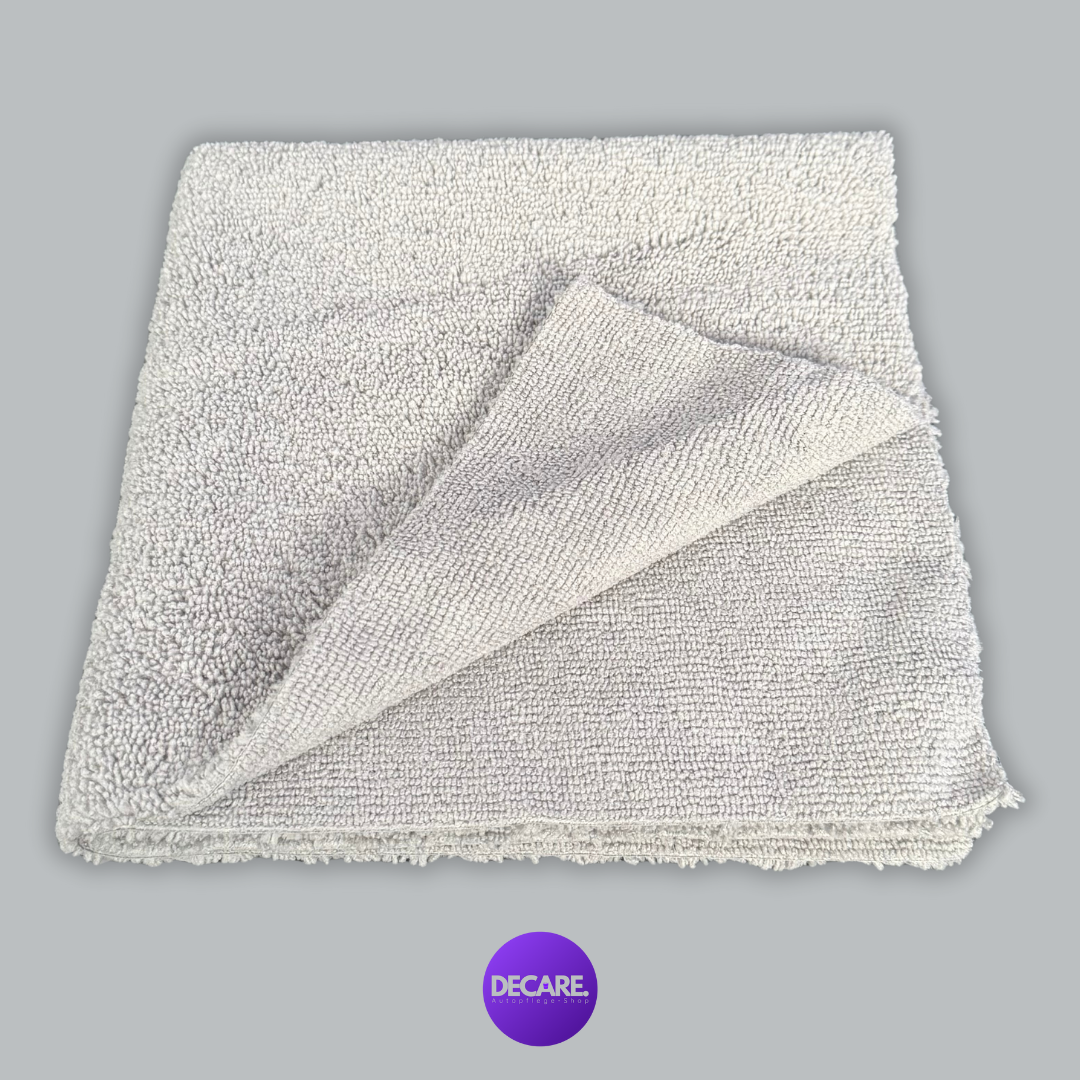 Decare DualWipe Allrounder Mikrofasertuch – kurz- und langflorige Seite für Innenraum und Lackpflege