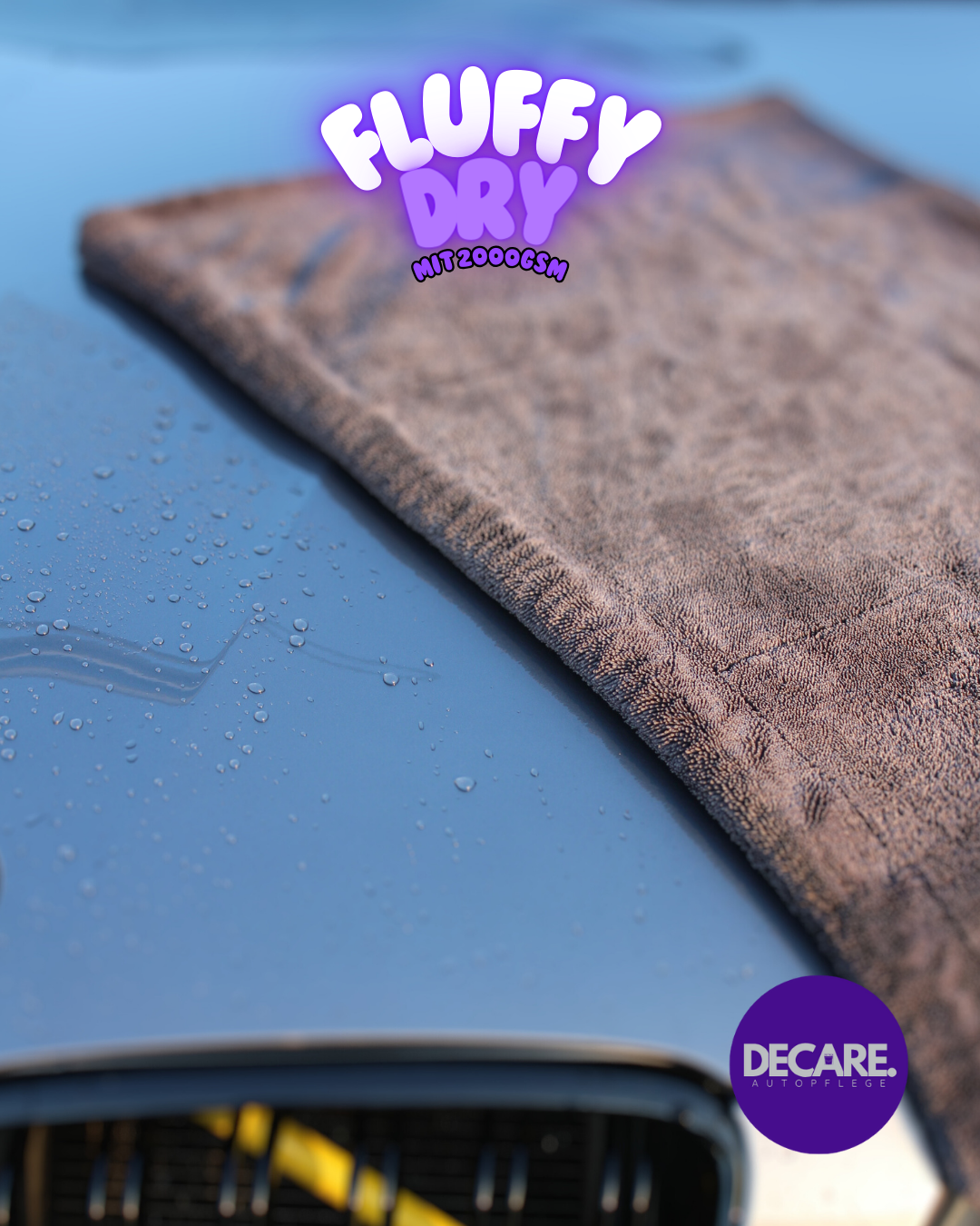 FluffyDry Trockentuch mit 2000gsm - DECARE.