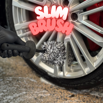 SlimBrush – Flache Mikrofaser-Felgenbürste - DECARE.