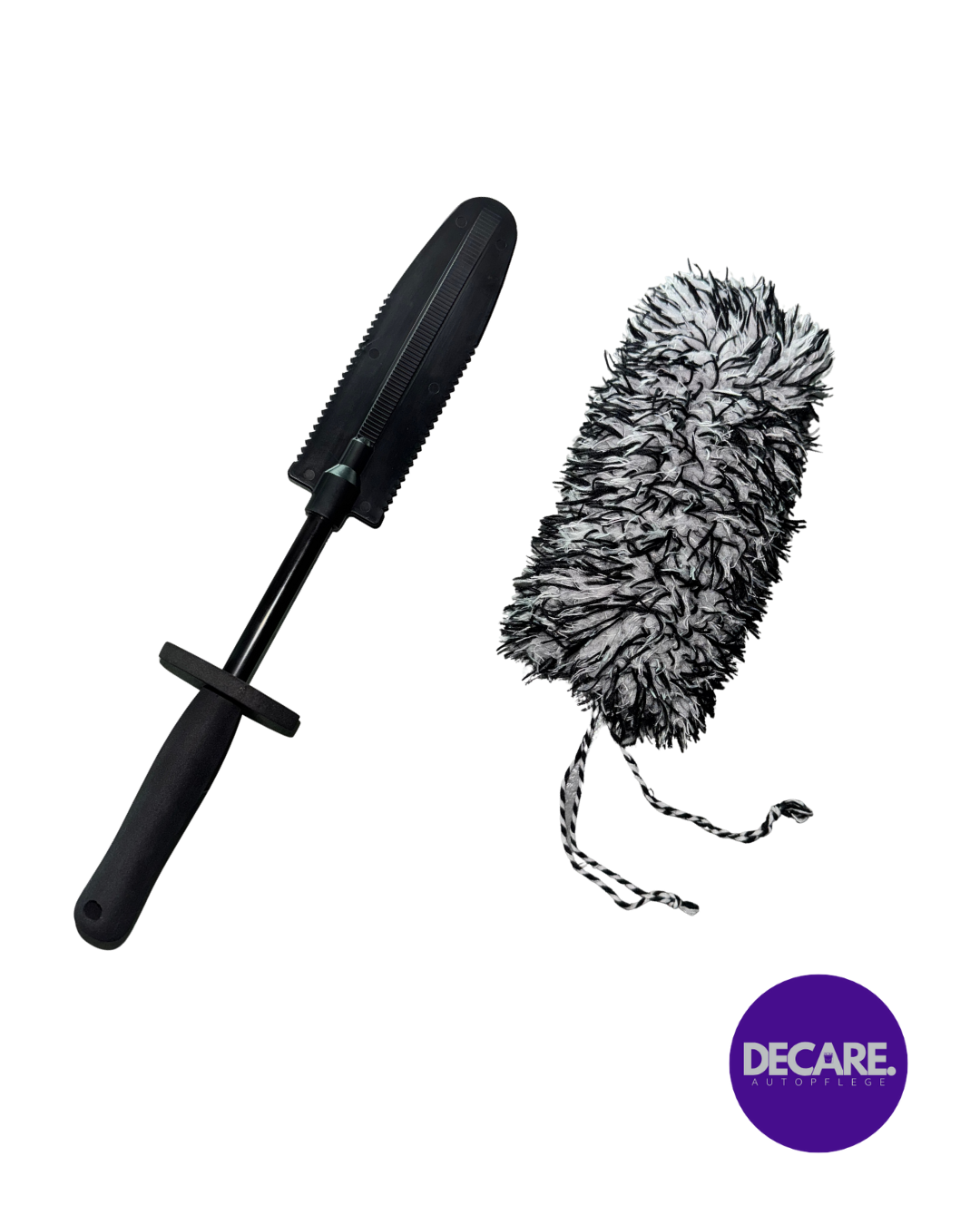 SlimBrush – Flache Mikrofaser-Felgenbürste - DECARE.