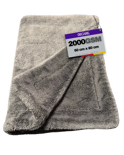 FluffyDry Trockentuch mit 2000gsm - DECARE.