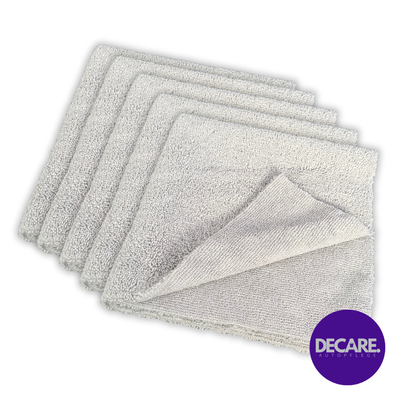 Decare DualWipe Allrounder Mikrofasertuch – kurz- und langflorige Seite für Innenraum und Lackpflege