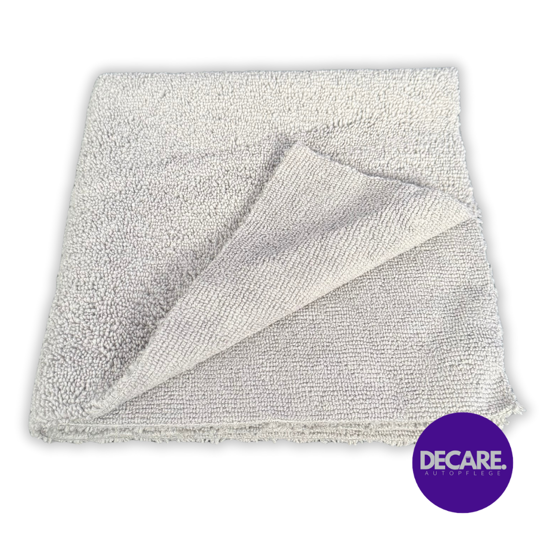 Decare DualWipe Allrounder Mikrofasertuch – kurz- und langflorige Seite für Innenraum und Lackpflege