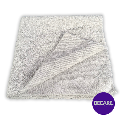 Decare DualWipe Allrounder Mikrofasertuch – kurz- und langflorige Seite für Innenraum und Lackpflege