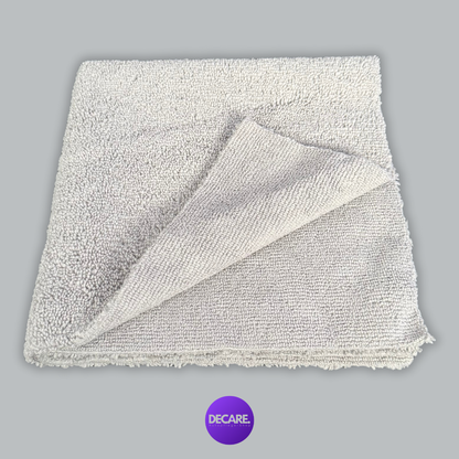 Decare DualWipe Allrounder Mikrofasertuch – kurz- und langflorige Seite für Innenraum und Lackpflege