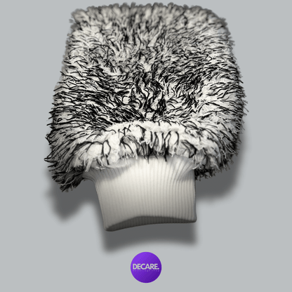 Decare SoftGlide Mikrofaser Waschhandschuh 18x28 cm – besonders weich und lackschonend für die Autowäsche